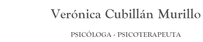 Verónica Cubillán Psicóloga